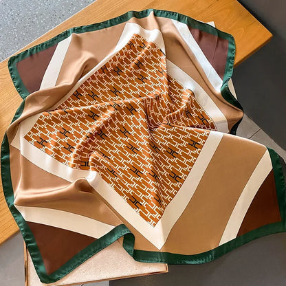 Sunscreen Polyester Square Headscarf