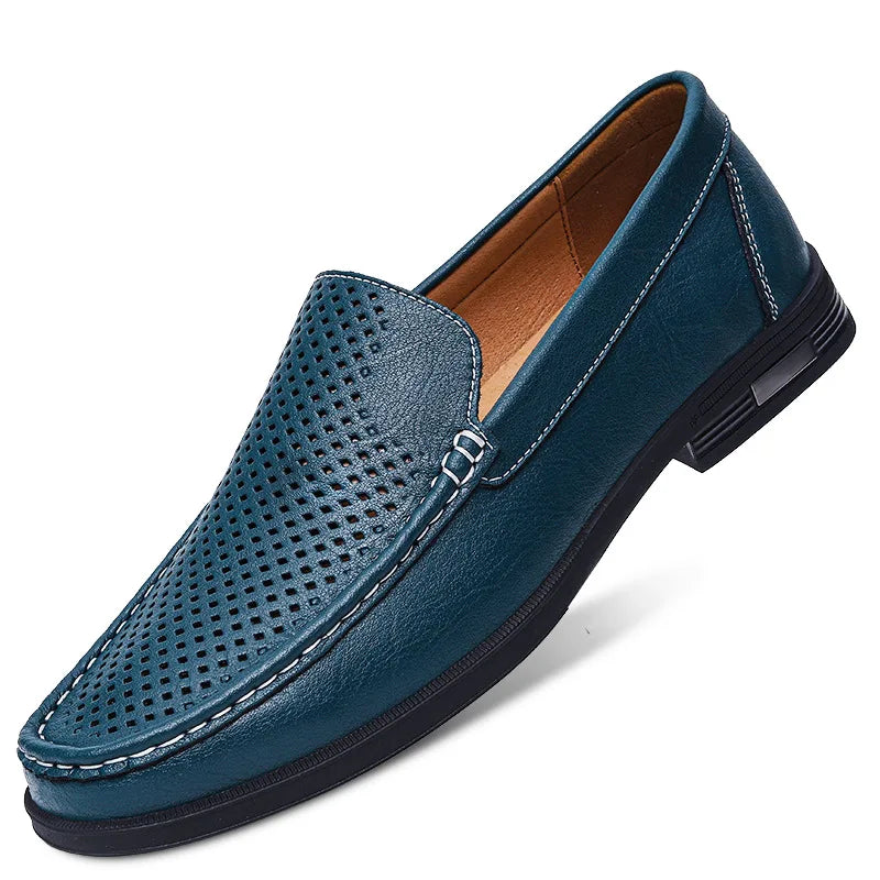 Leather Slip On Shoes Style