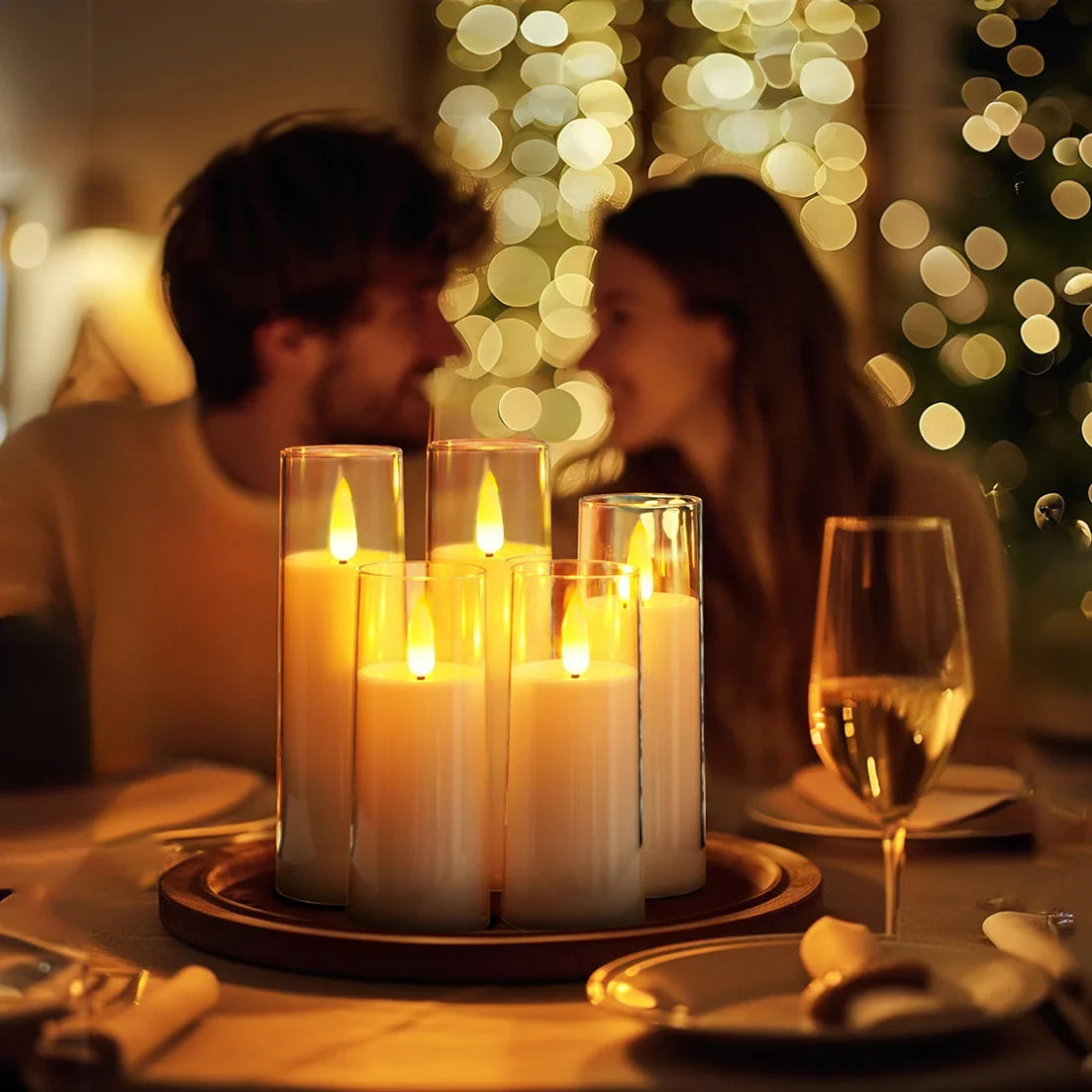 Flameless LED Flicker Candles