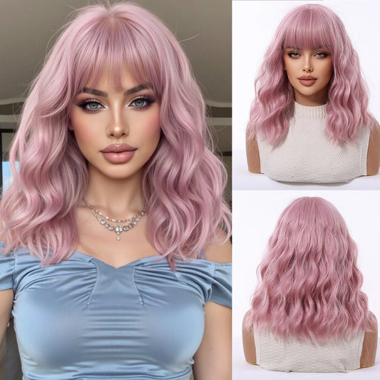 Short Wavy Bob Wig