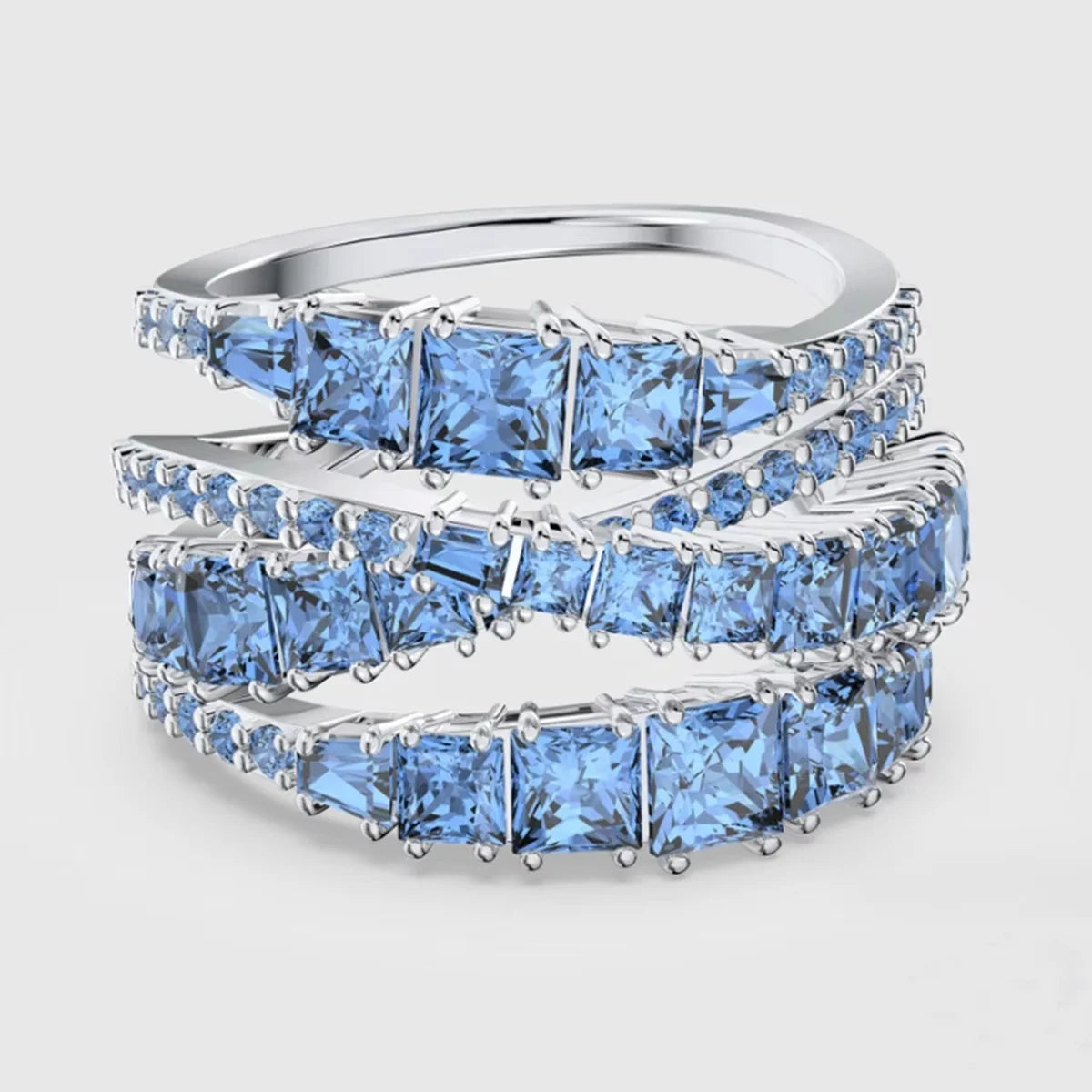 Purple Star Zircon Ring