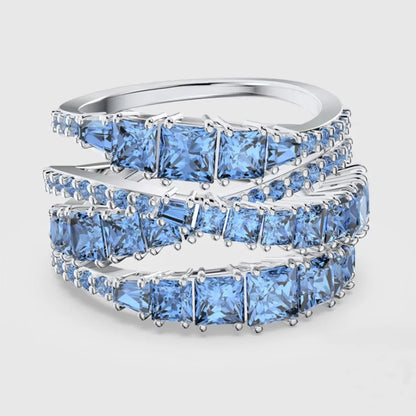 Purple Star Zircon Ring