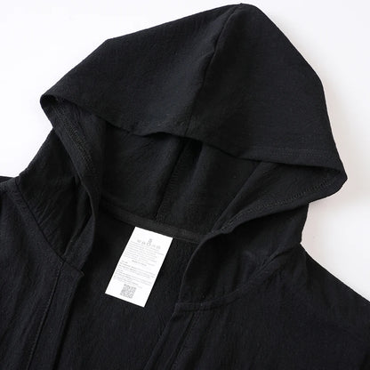 Hooded Button Beach Tank Top
