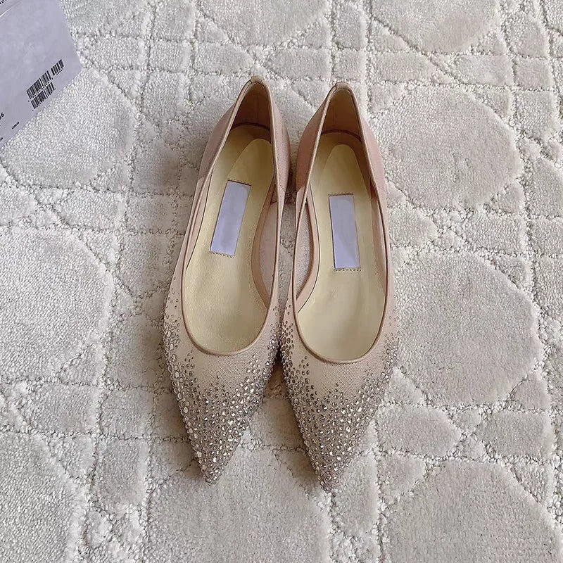 Mesh Pointed Stilettos