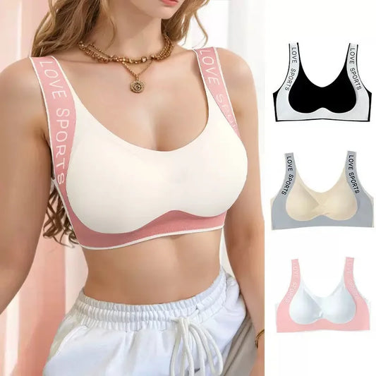 Seamless Wireless Push-Up Bra