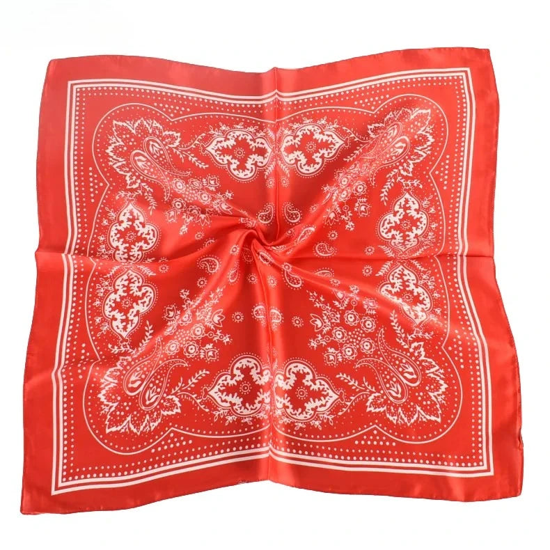 Satin Silk Feeling Hair Scarf