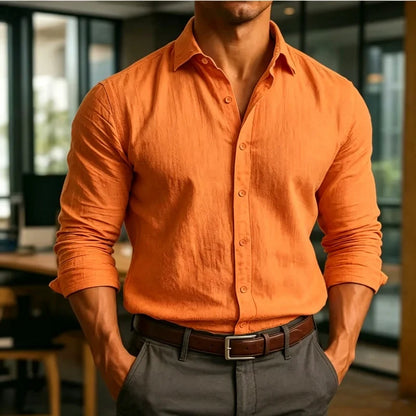 Stretch Casual Long Shirt