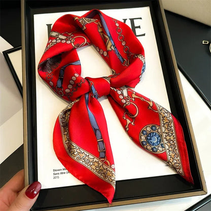 Satin Silk Feeling Hair Scarf
