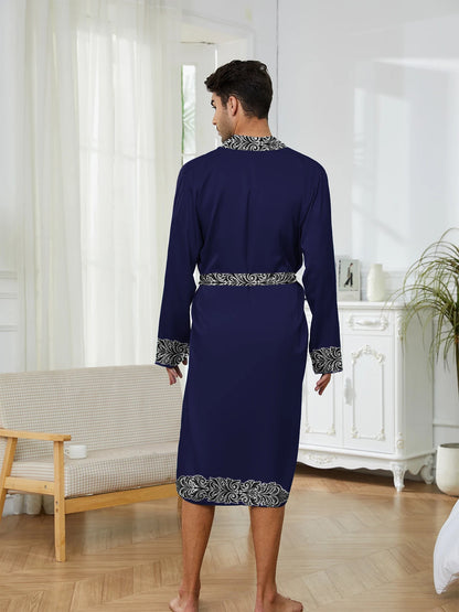 Quick-Dry Digital Print Robe