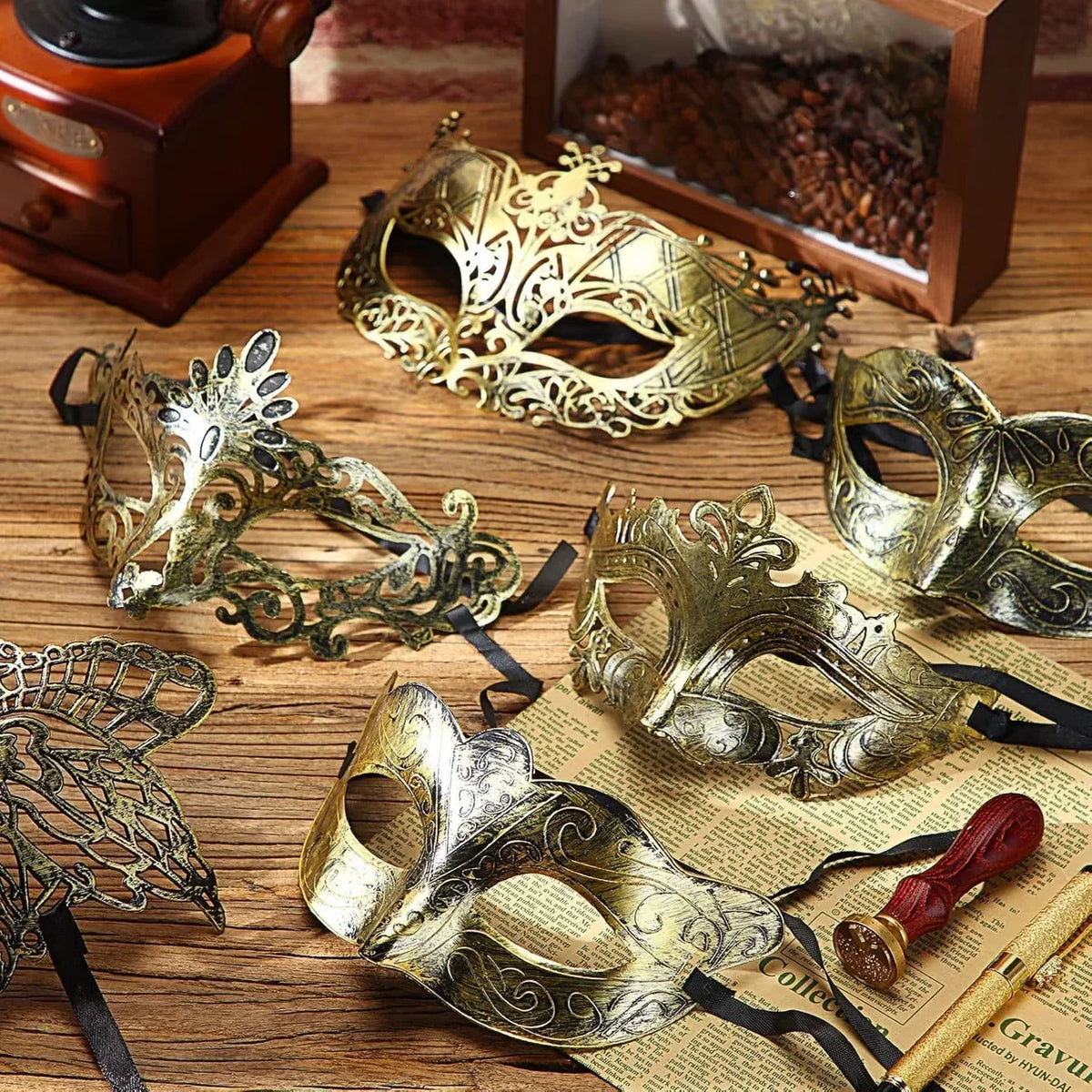 Vintage Masquerade Masks