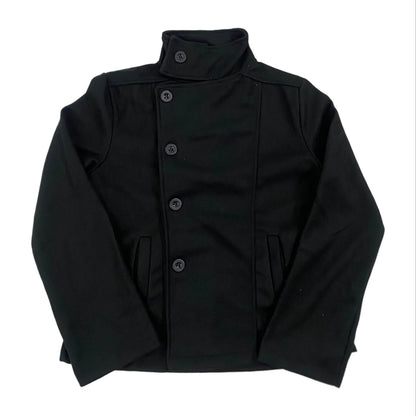 High-Neck Woolen Coat
