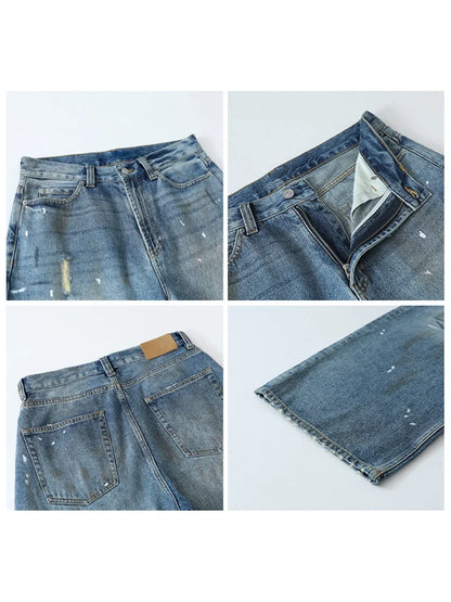 Chic Ven Blue Straight Jeans