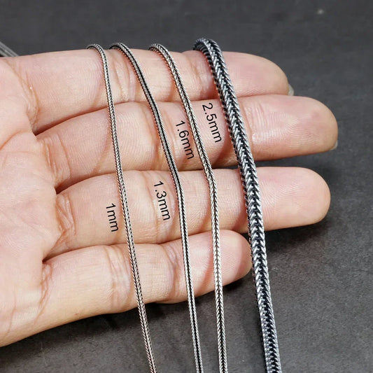 Sterling Figaro Necklace