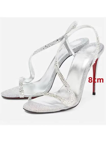 Serpentine Stiletto Sandals