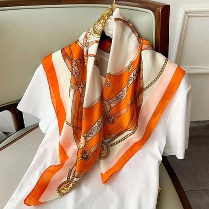 Satin Silk Feeling Hair Scarf