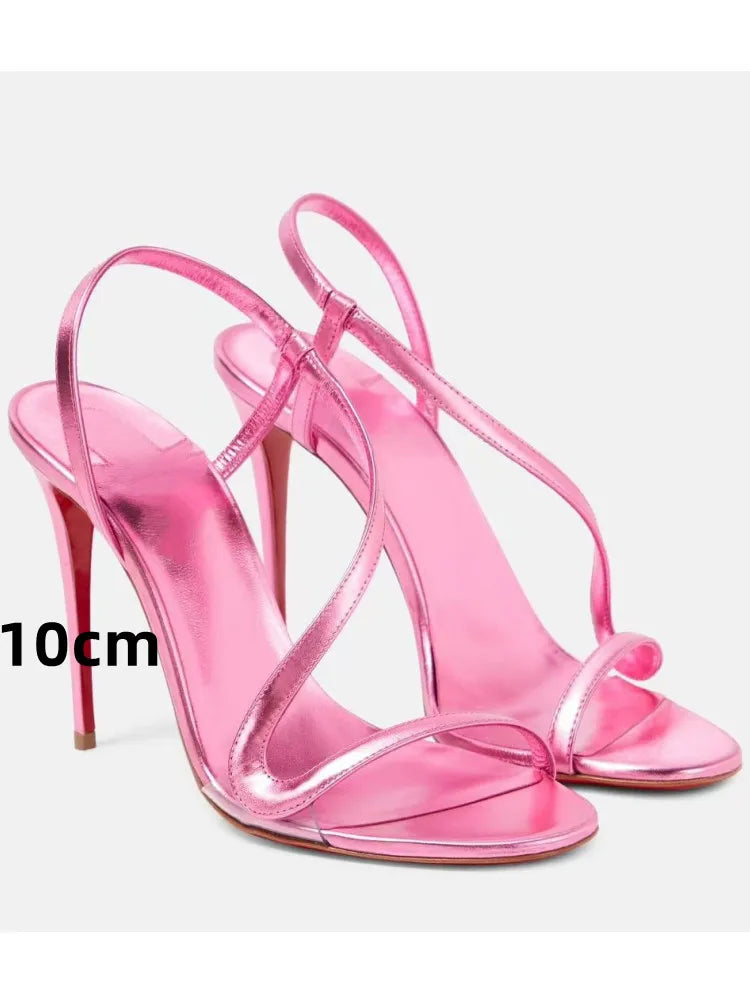 Serpentine Stiletto Sandals