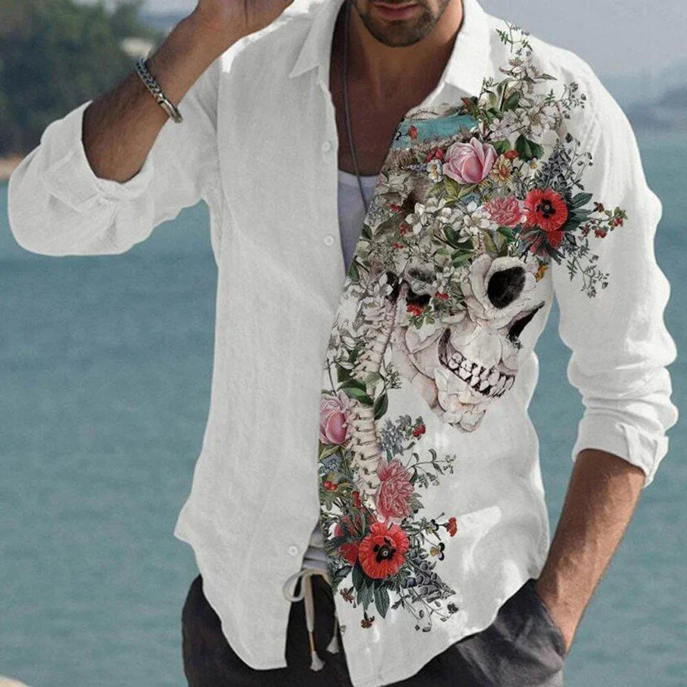 Casual Stretch Button Shirt