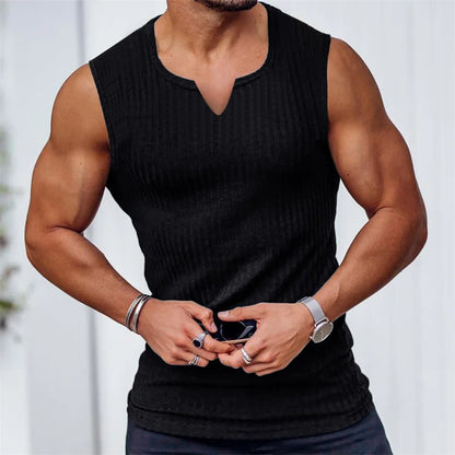 V-Neck Stripe Training Vest