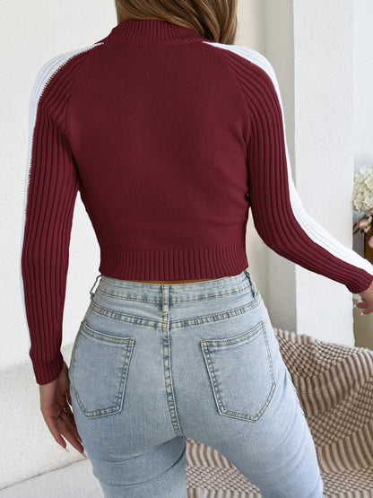 Slim-Fit Round Neck Sweater