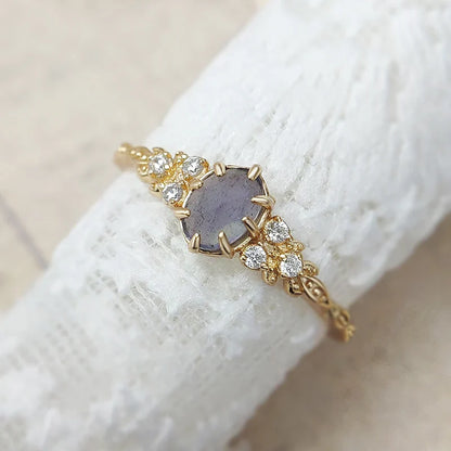 Labradorite Silver Ring
