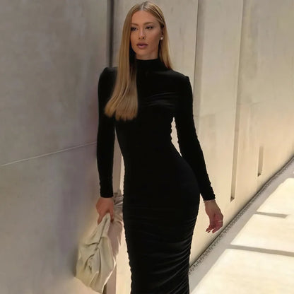 Solid Bodycon Dress