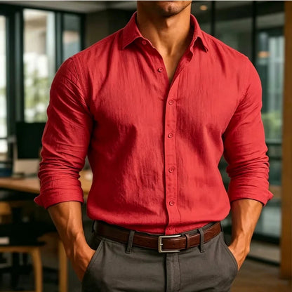 Stretch Casual Long Shirt