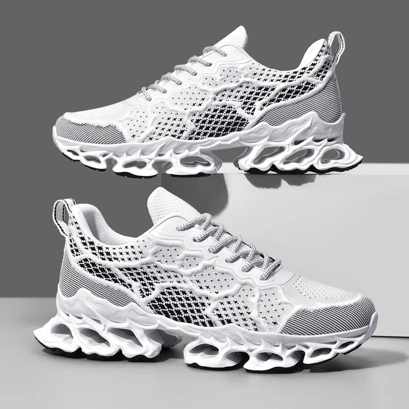 Patchwork Flannel Racing Trainers