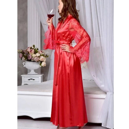 Luxury Long Sexy Women’s Homewear Pajamas Set