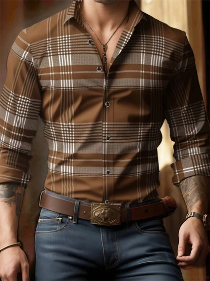 Printed Long Sleeve Shirt