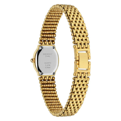Gold Oval Watch