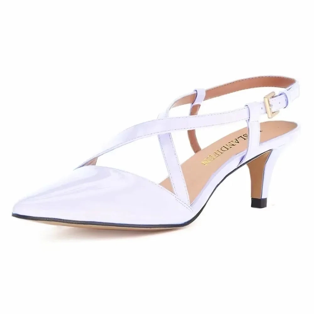 Faux Fur Ankle Strap Sandals
