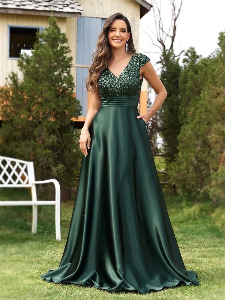 Sequins Luxury Evening Dresses