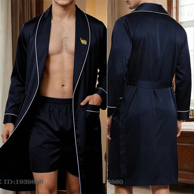 Satin Two-Piece Pajama Set
