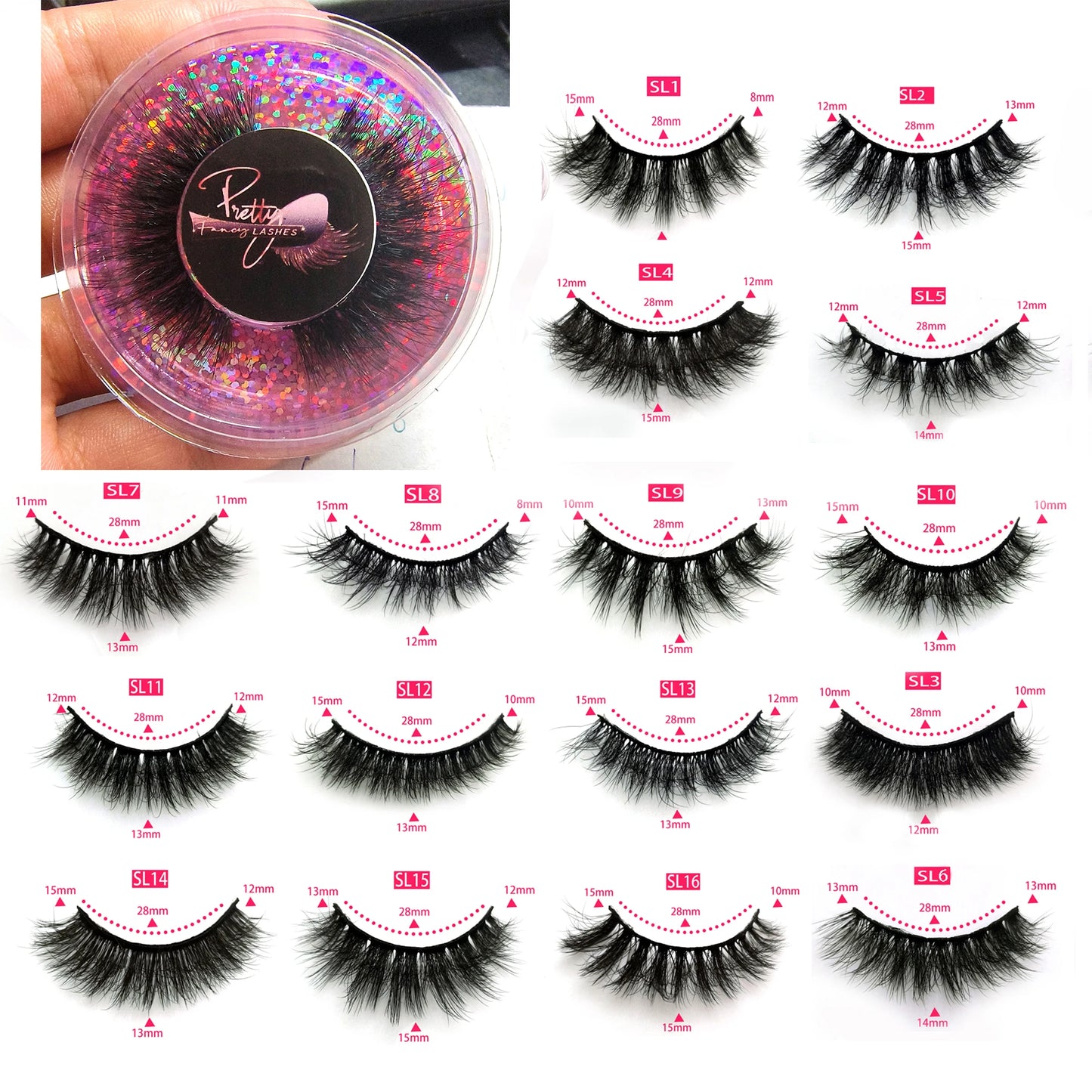 SassyLash 3D Mink Strip Lashes