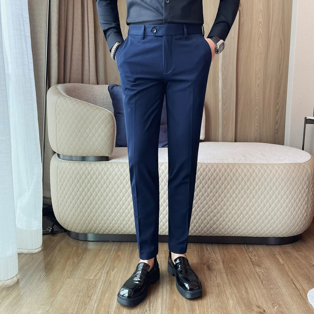 Slim Fit Formal Suit Trousers