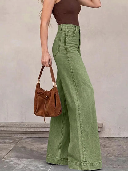 High-Rise Wide-Leg Jeans