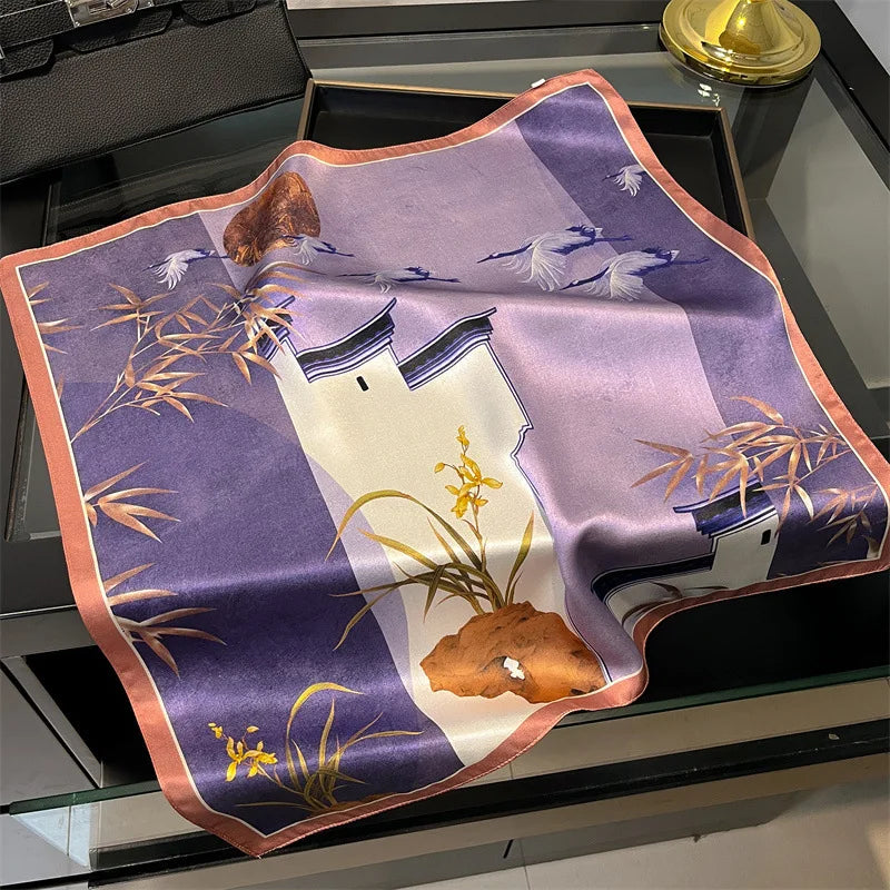 Mulberry Silk Bandana Scarf