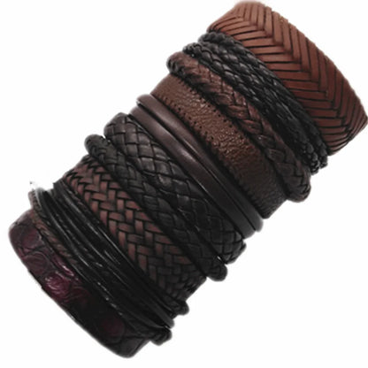 Leather Wrap Rope Bracelet