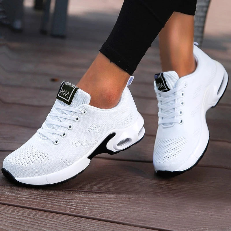 Platform Mesh Running Sneakers