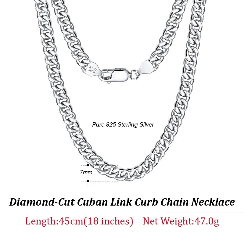Italian Silver Cuban Bracelet