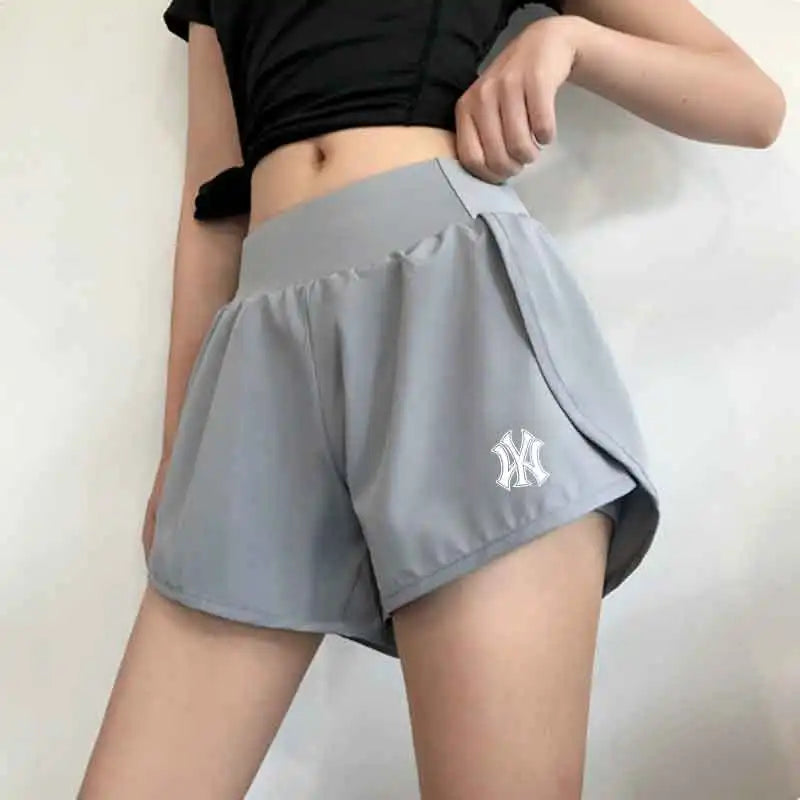 Elastic-Waist Workout Shorts