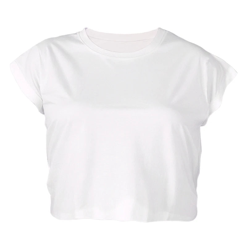Batwing Sleeve Crop Top