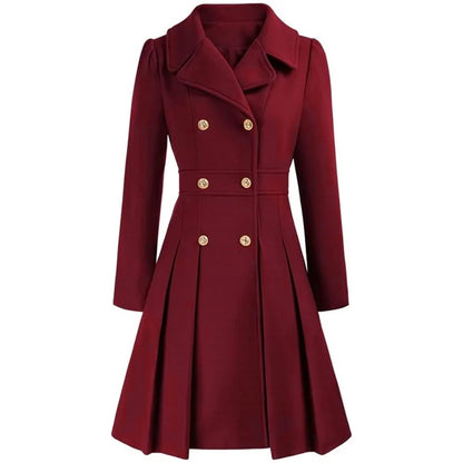 Lined Woolen Trench Coat