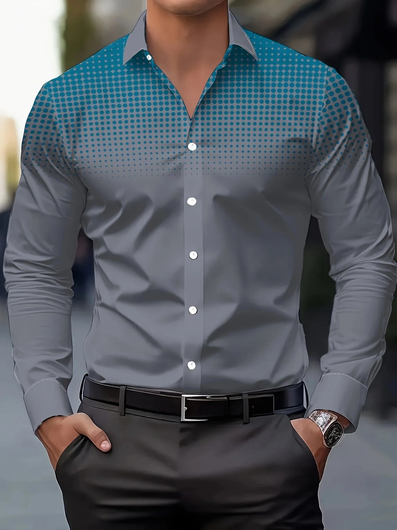 Printed Casual Spring Shirt