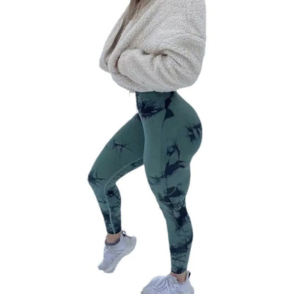 Tie-Dye Seamless Butt-Lift Leggings