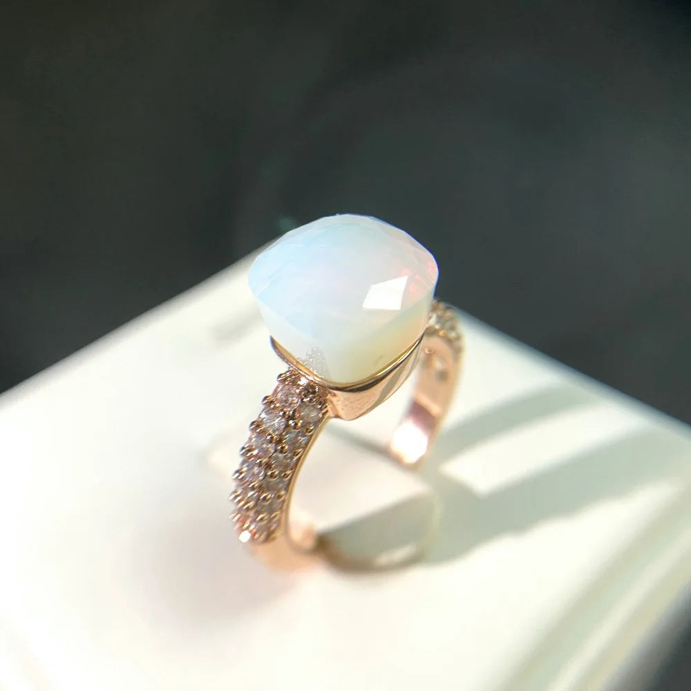 Candy Zircon Crystal Ring