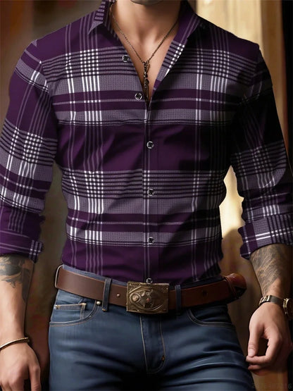 Printed Long Sleeve Shirt