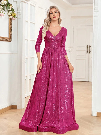 Sequin Evening Gown