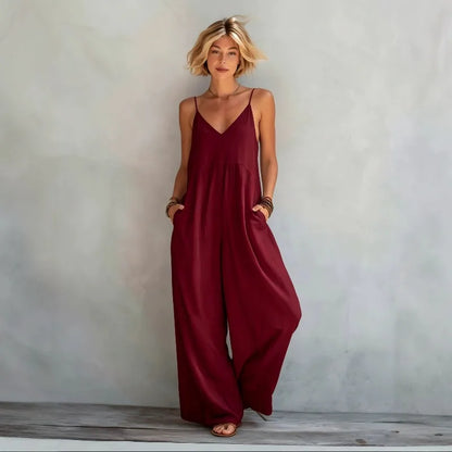 Wide-Leg Camisole Jumpsuit