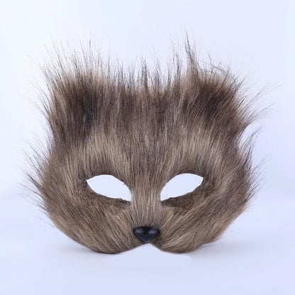 Fox Faux Fur Eye Mask